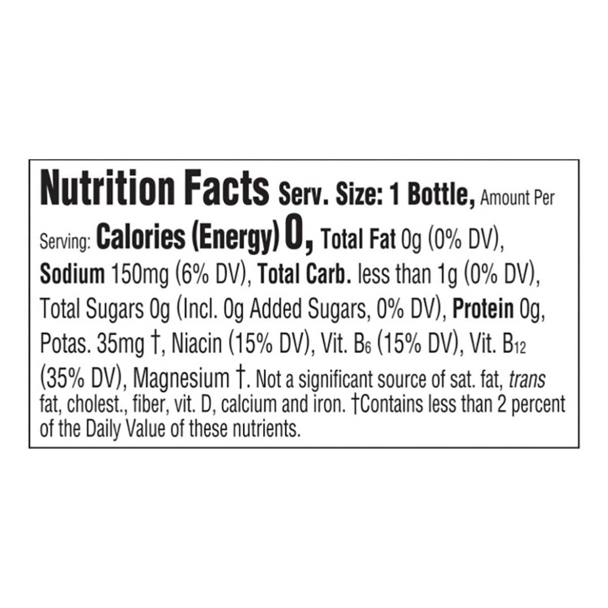 slide 5 of 11, POWERADE Zero Sugar Mixed Berry, ION4 Electrolyte Enhanced Fruit Flavored Zero Sugar Zero Calorie Sports Drink w/ Vitamins B3, B6, and B12, Sodium, Calcium, Potassium, Magnesium, 12 fl oz, 6 Pack, 6 ct; 12 fl oz