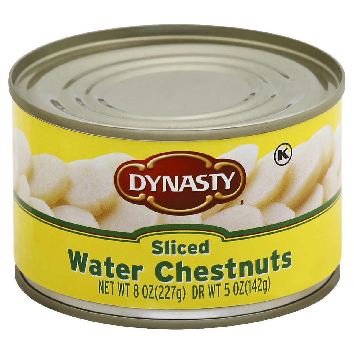 slide 1 of 2, Dynasty Sliced Water Chestnuts, 8 oz