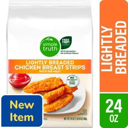 Simple Truth® Lightly Breaded Chicken Breast Strips