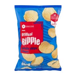 SE Grocers Potato Chips Original Ripple