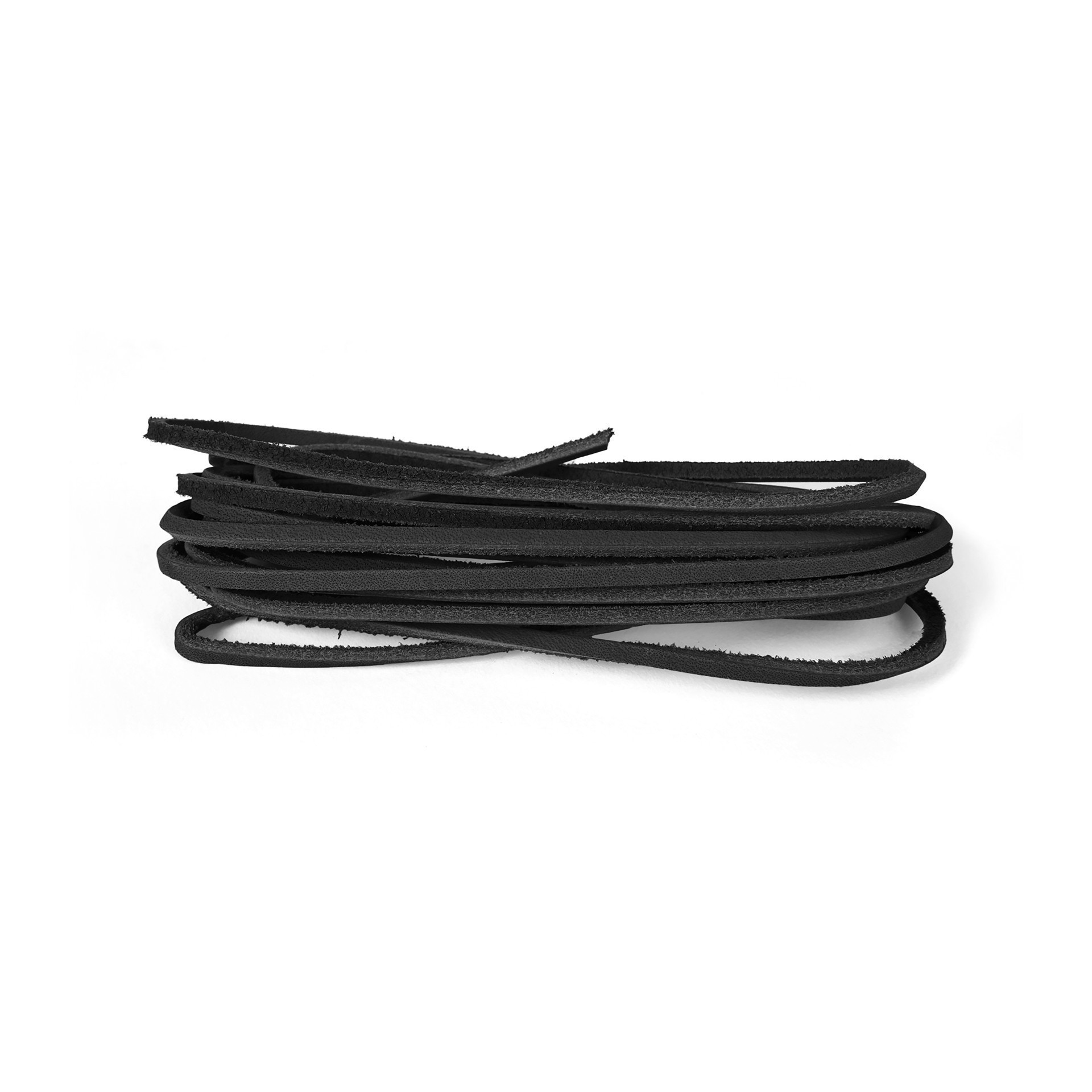 slide 3 of 4, 3.1mm Black Square Leather Cord, 2ct. By Bead Landing, 1mm