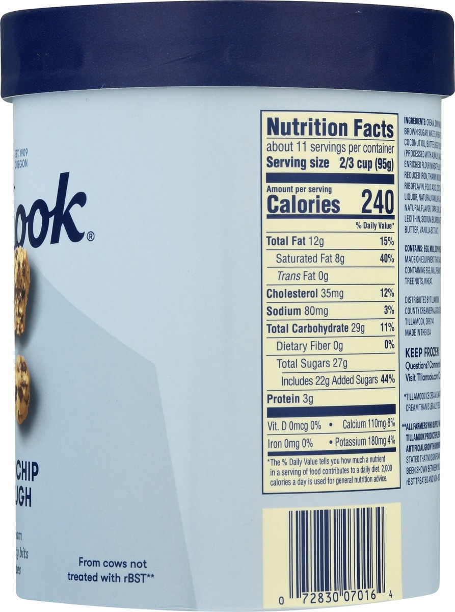 slide 10 of 11, Tillamook Cookie Dough Chocolaty Chip Ice Cream 1.75 qt, 1.75 qt
