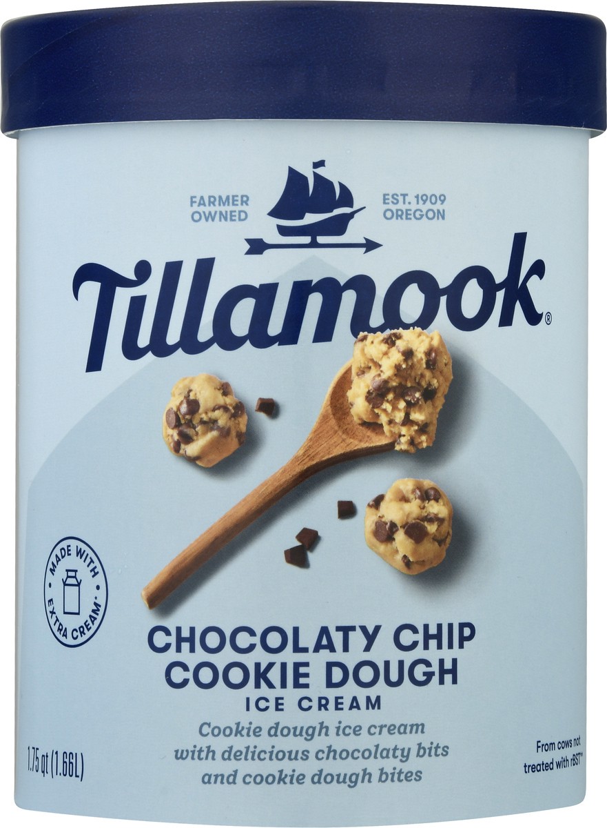 slide 8 of 11, Tillamook Cookie Dough Chocolaty Chip Ice Cream 1.75 qt, 1.75 qt