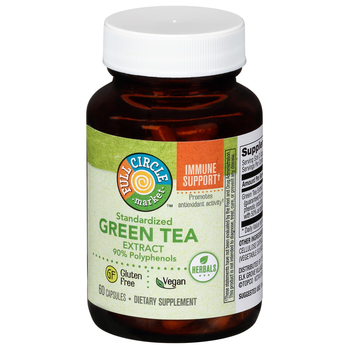 slide 13 of 15, Full Circle Market Green Tea Extract 60 Capsules, 60 ct