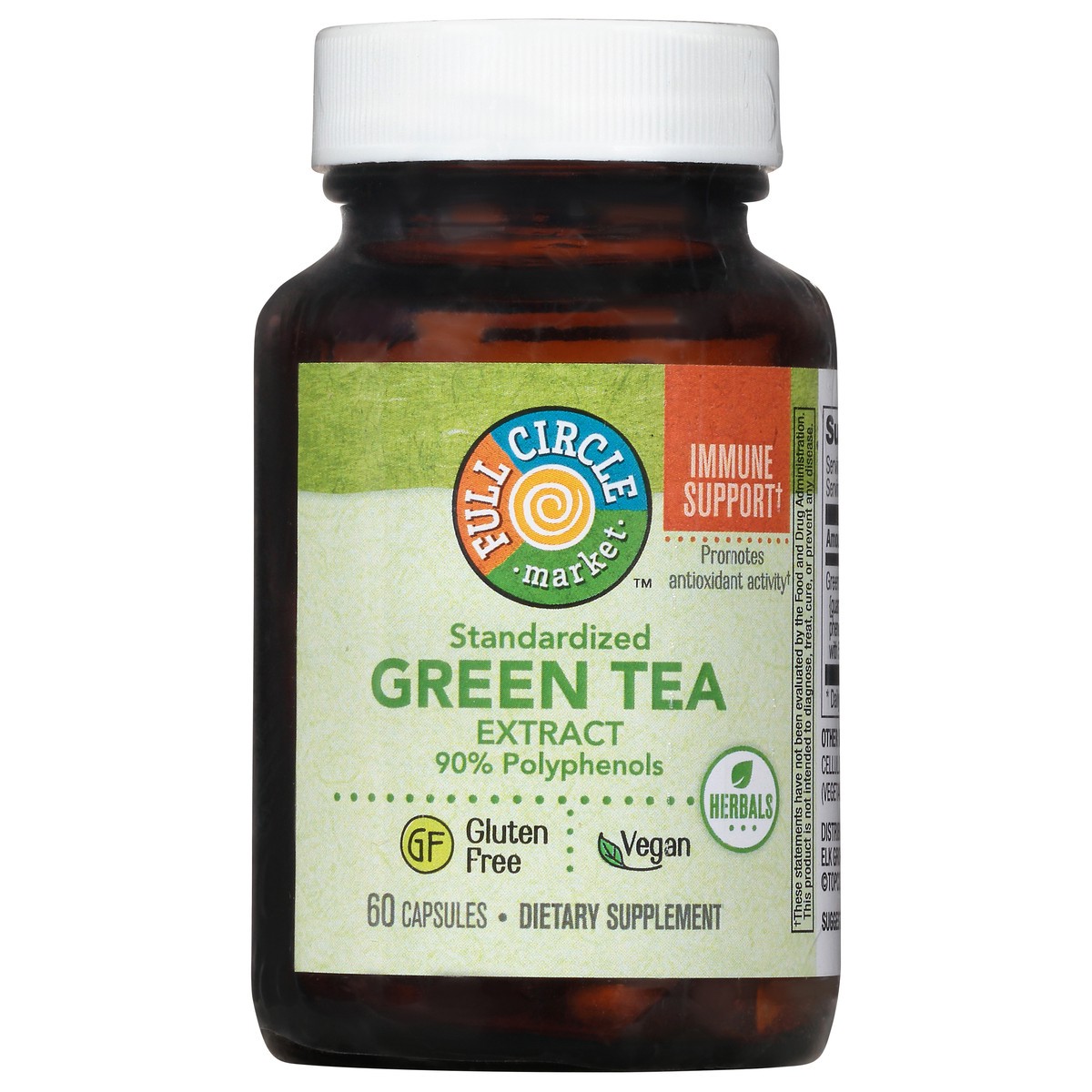 slide 6 of 15, Full Circle Market Green Tea Extract 60 Capsules, 60 ct