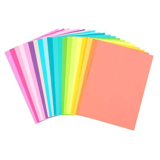 slide 1 of 5, 8.5" X 11" Neon Paper Pack By Recollections, 120 Sheets, 8.5 in x 11 in