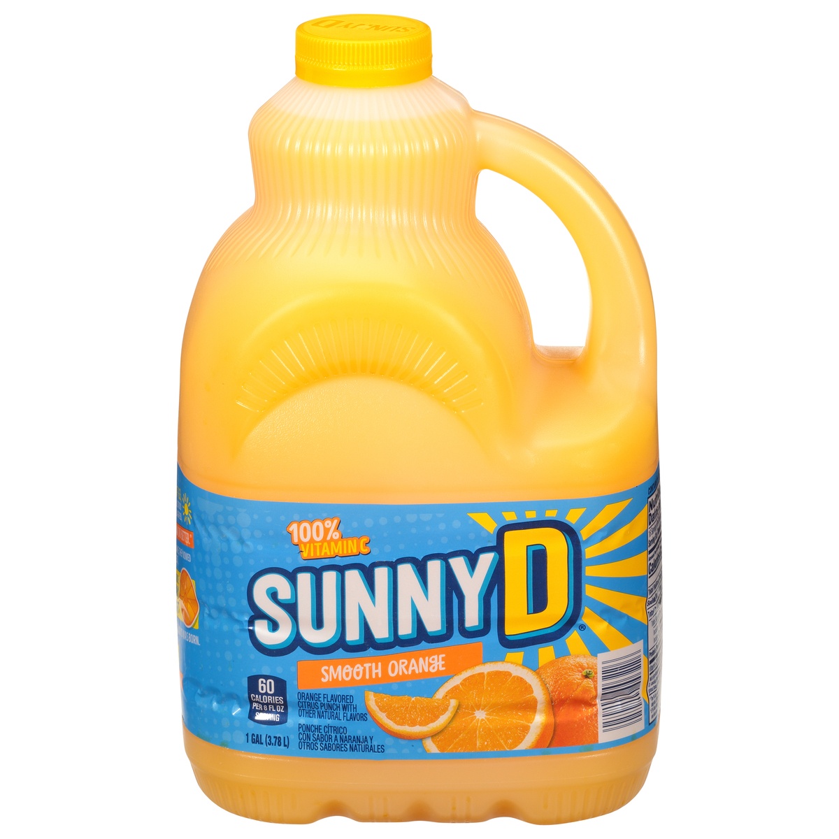 slide 1 of 1, Sunny D Smooth Orange Citrus Punch 1 gl, 