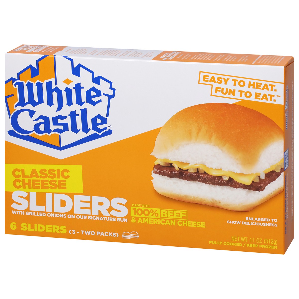 slide 2 of 9, White Castle Classic Cheese Sliders 3 - 2 Packs, 3 ct