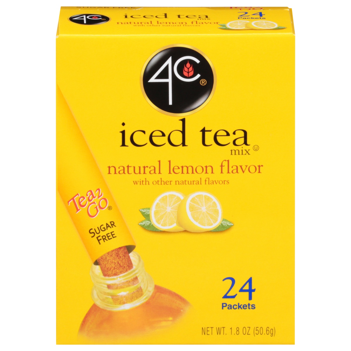 slide 1 of 1, 4C Lemon Iced Tea Mix, 24 ct
