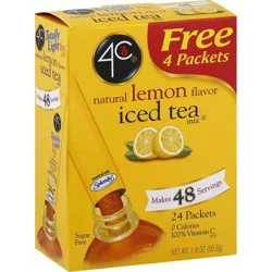 4C Lemon Iced Tea Mix - 24 ct