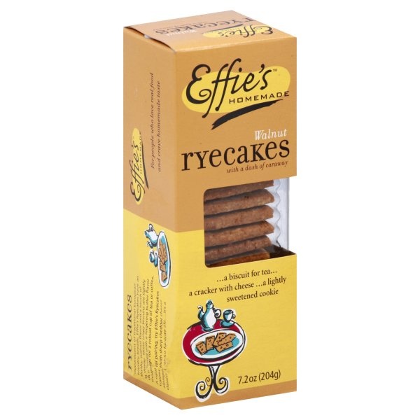 slide 1 of 4, Effie's Homemade Effies Biscuits Box Rye, 7.2 oz