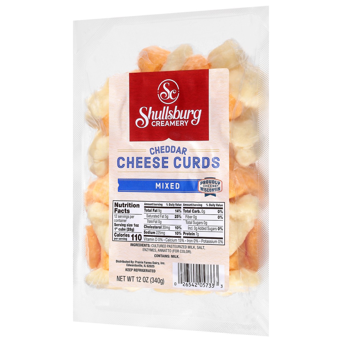 slide 13 of 14, Shullsburg Creamery Cheddar Mixed Cheese Curds 12 oz, 12 oz