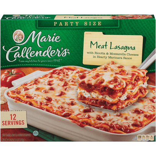 slide 1 of 1, Marie Callender's Meat Lasagna, 96 oz