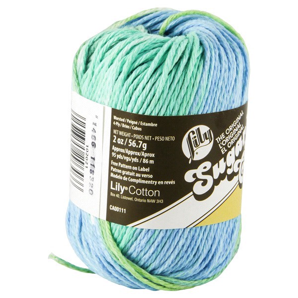 slide 9 of 9, Lily Sugar 'n Cream Stripes Yarn - Country Stripes, 1 ct