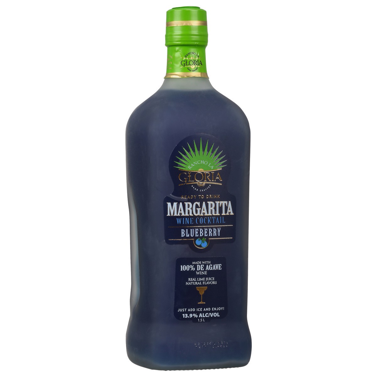 slide 4 of 11, Rancho La Gloria Blueberry Margarita 1.5 l Bottle, 1.50 liter