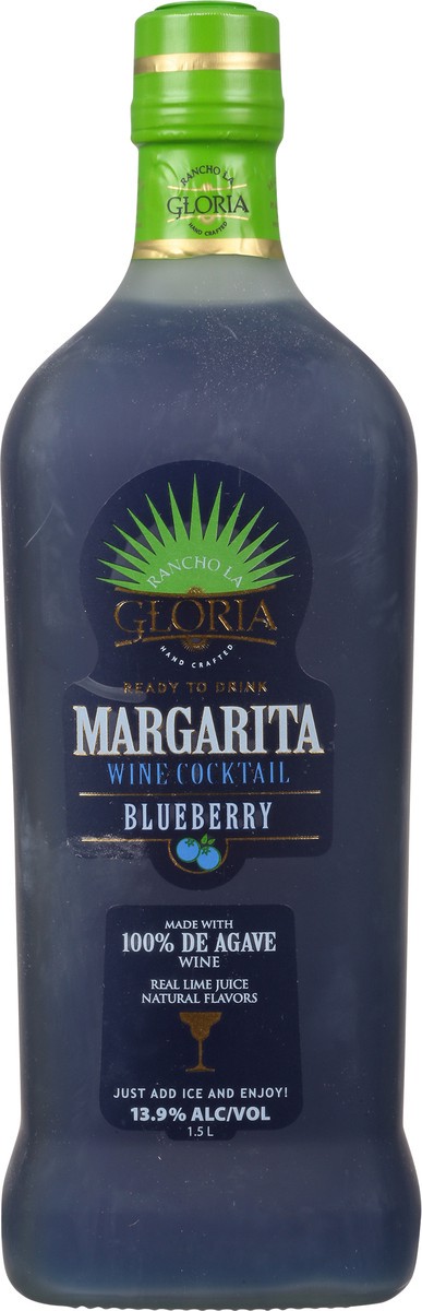 slide 8 of 11, Rancho La Gloria Blueberry Margarita 1.5 l Bottle, 1.50 liter