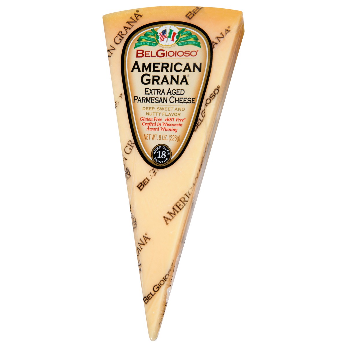 slide 3 of 14, BelGioioso American Grana Extra Aged Parmesan Cheese 8 oz, 8 oz