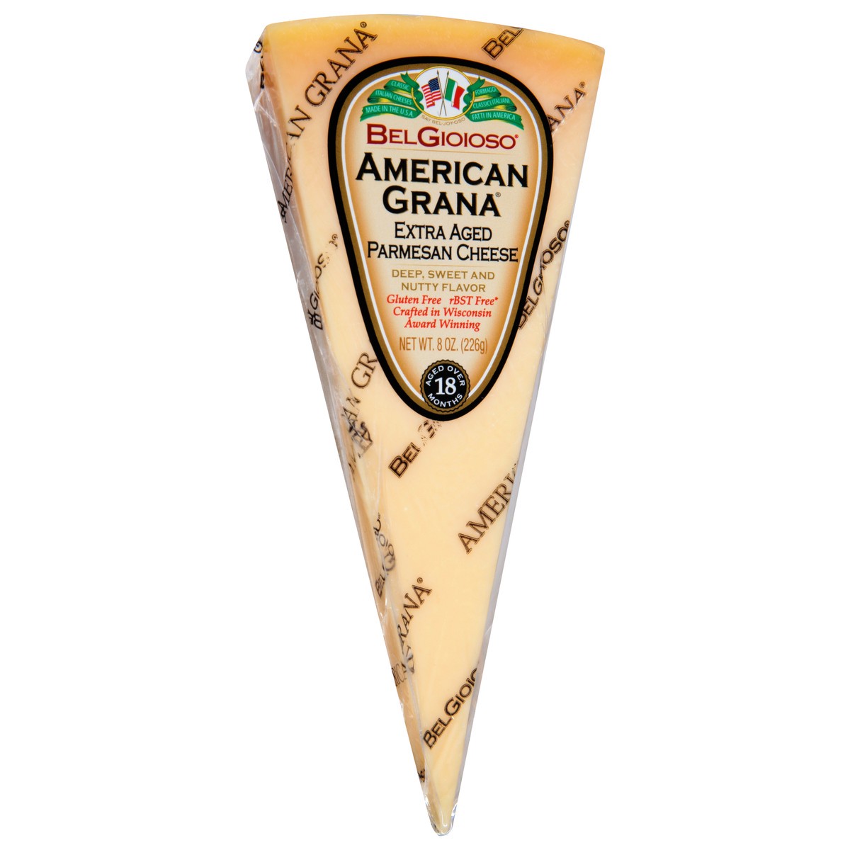 slide 9 of 14, BelGioioso American Grana Extra Aged Parmesan Cheese 8 oz, 8 oz