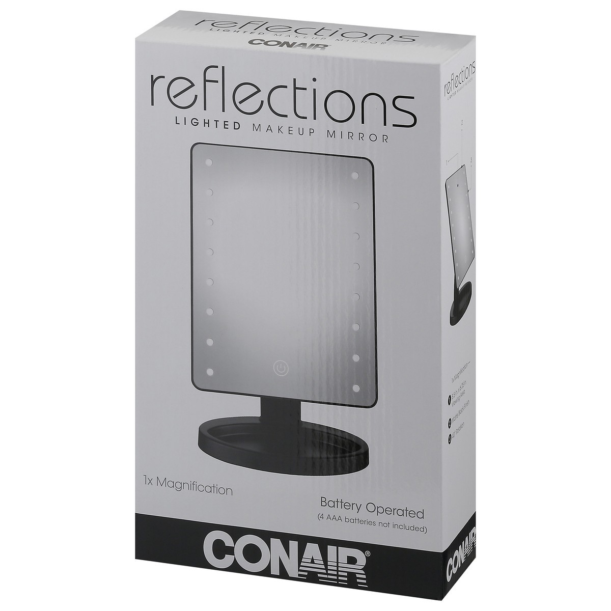 slide 6 of 9, Conair Reflections Lighted Makeup Mirror 1 ea Box, 1 ct
