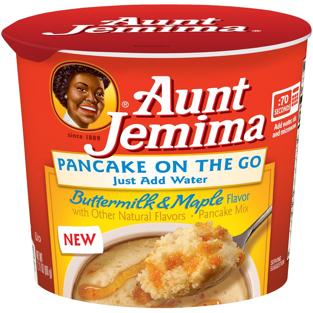 slide 2 of 6, Aunt Jemima Pancake On The GoButtermilk & Maple Pancake Mix, 2.11 oz