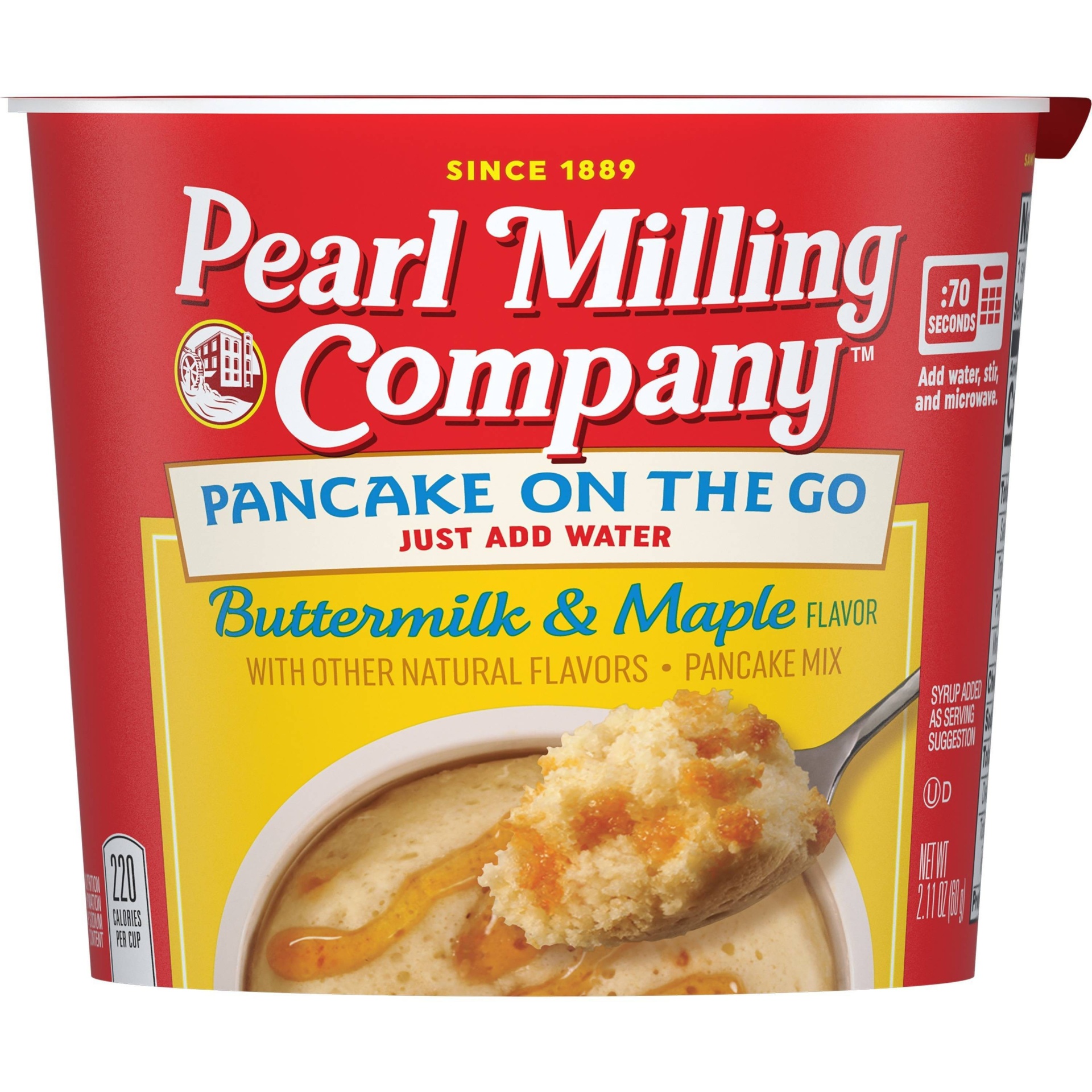 slide 1 of 6, Aunt Jemima Pancake On The GoButtermilk & Maple Pancake Mix, 2.11 oz