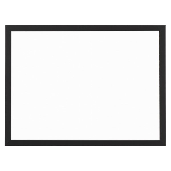slide 1 of 3, FORAY Magnetic Dry-Erase Decor Board White, Black Frame, 18 in x 24 in