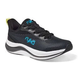 Ryka Women's Genuine Walking Sneaker, Black, Size 9.5