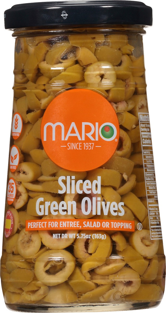 slide 8 of 8, Mario Sliced Manzanilla Olives - 5.75 oz, 5.75 oz