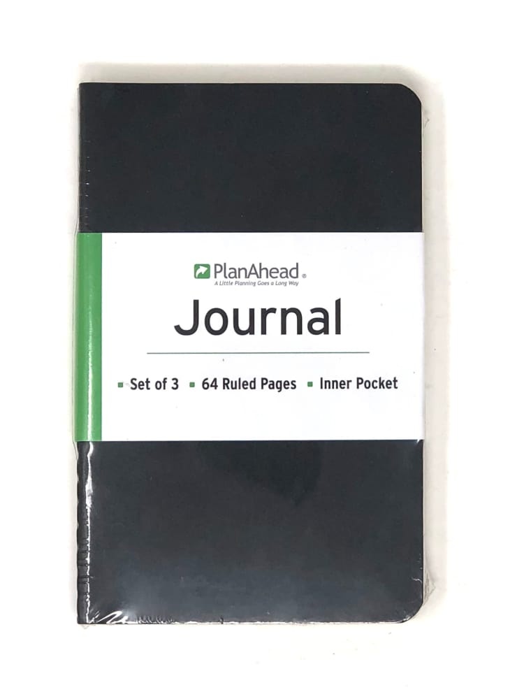 slide 1 of 1, PlanAhead Small Journal - Black, 1 ct