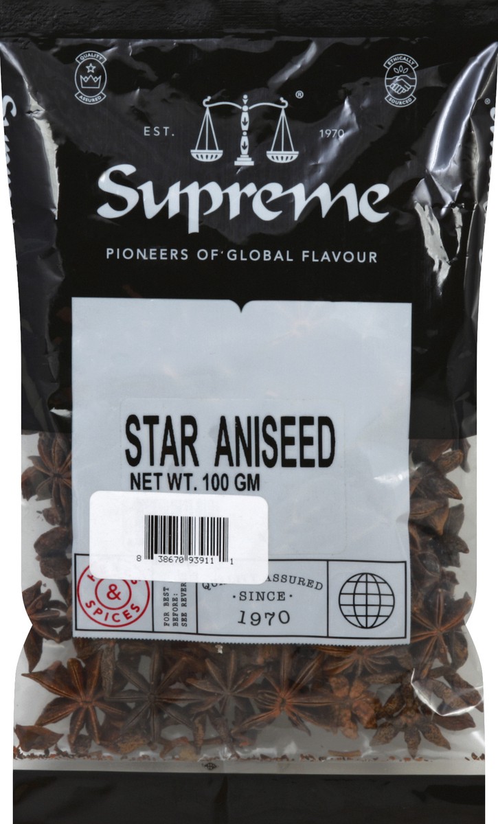 slide 4 of 5, Supreme Star Aniseed 100 g, 100 gram