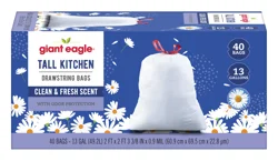 GE Trash Bags 13 Gallon Fresh