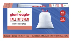 GE Trash Bags 13 Gallon 45 Count