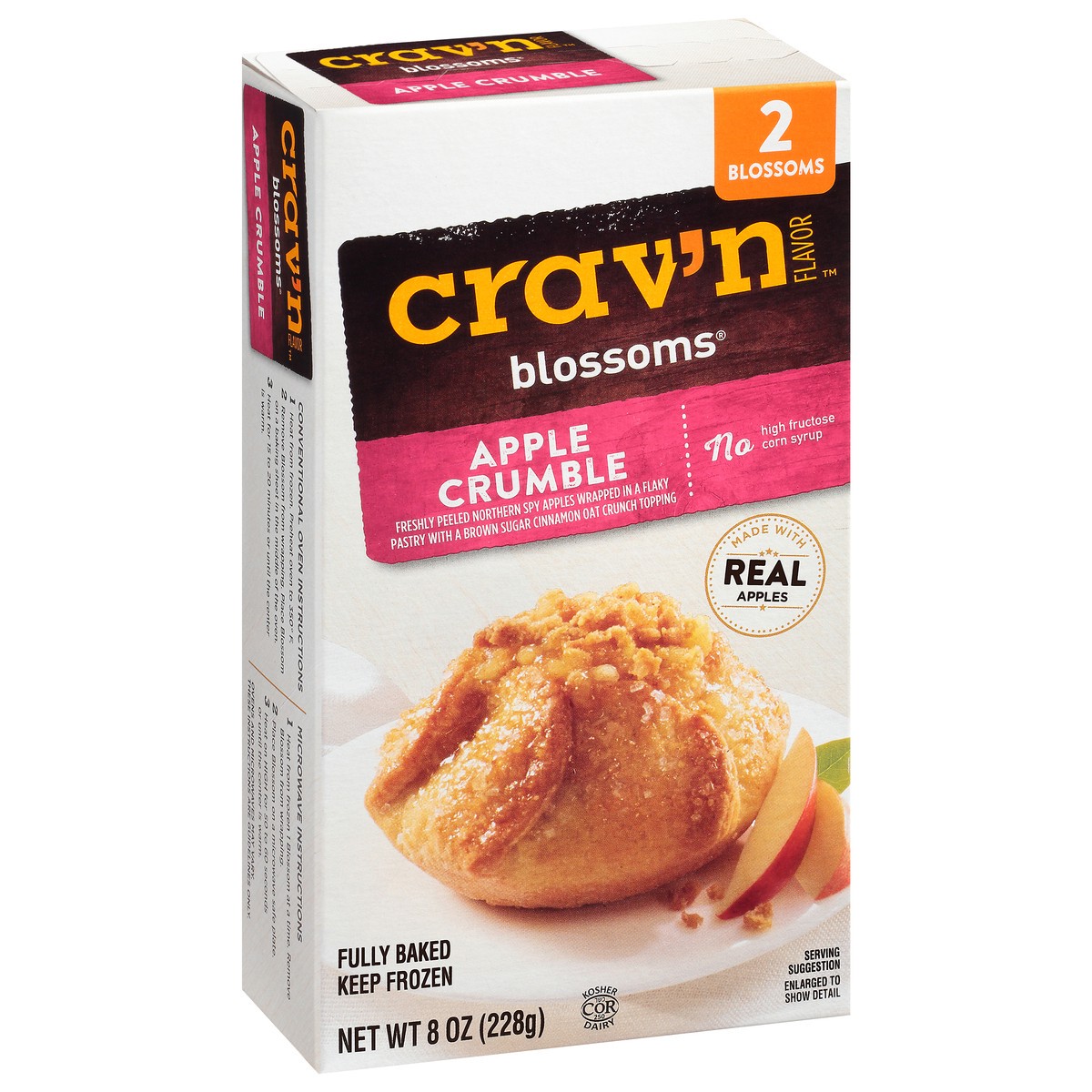 slide 2 of 9, Crav'n Flavor Apple Crumble Blossoms 2 ea, 