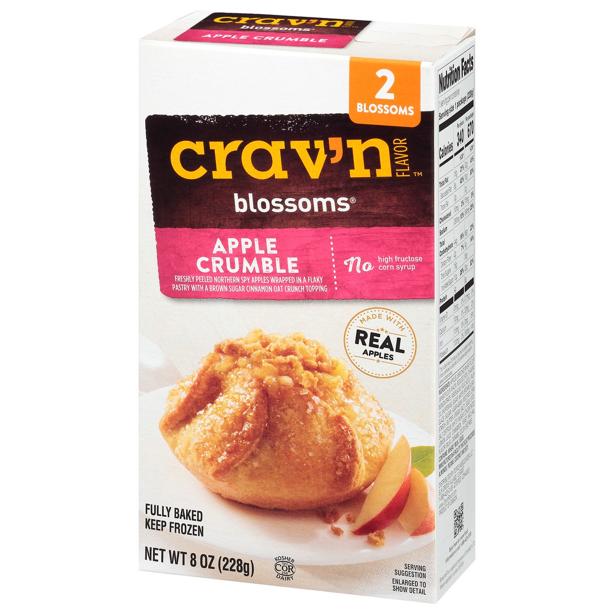 slide 3 of 9, Crav'n Flavor Apple Crumble Blossoms 2 ea, 