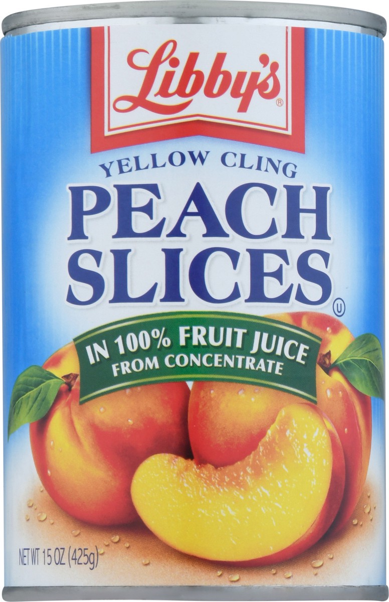 slide 1 of 1, Libby's Yellow Cling Peach Slices 15 oz, 15 oz