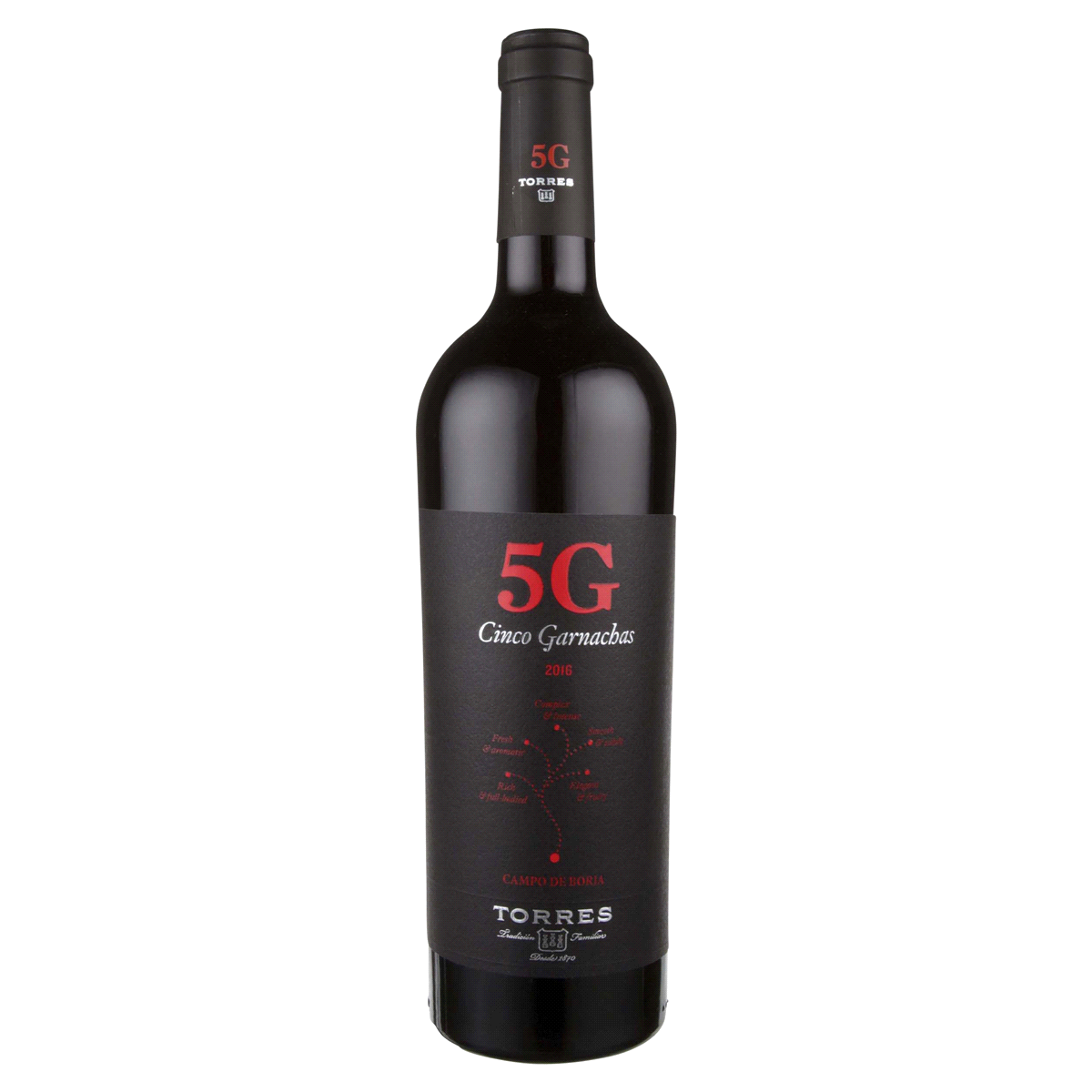 slide 1 of 1, Torres 5G CInco Garnachas, 750 ml