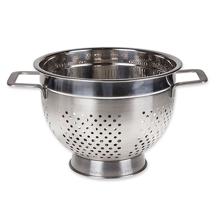 slide 1 of 1, Artisanal Kitchen Supply Stainless Steel Colander, 4 qt