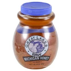 Great Lakes Raw Michigan Honey, 24 oz