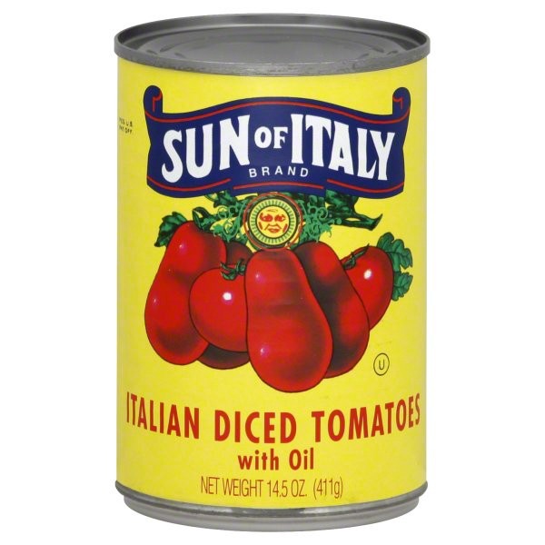 slide 1 of 2, Sun of Italy Italian Diced Tomatoes, 14.5 oz