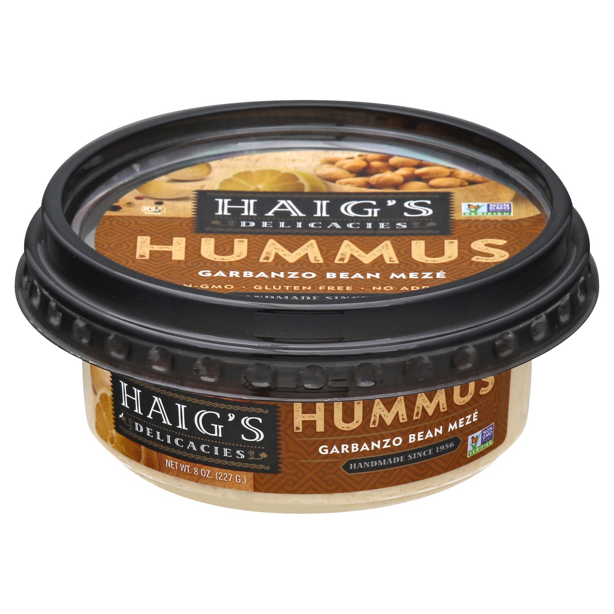 slide 1 of 1, Haig's Garbanzo Bean Meze Hummus 8 oz, 