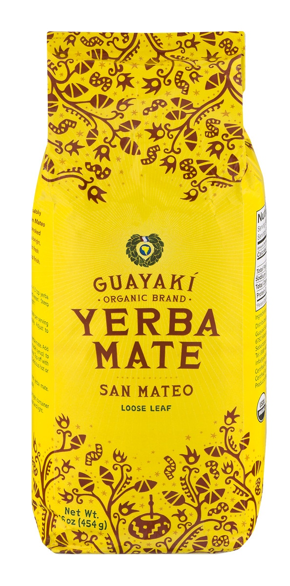 slide 1 of 1, Guayaki Yerba Mate San Mateo Loose Yerba Mate Tea, 16 oz