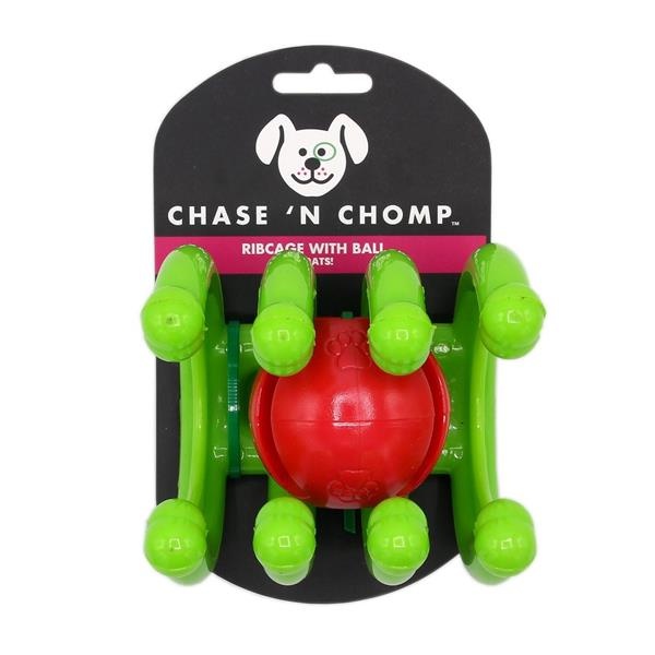 slide 1 of 1, Chase N Chomp Ribcage With Ball, 1 ct