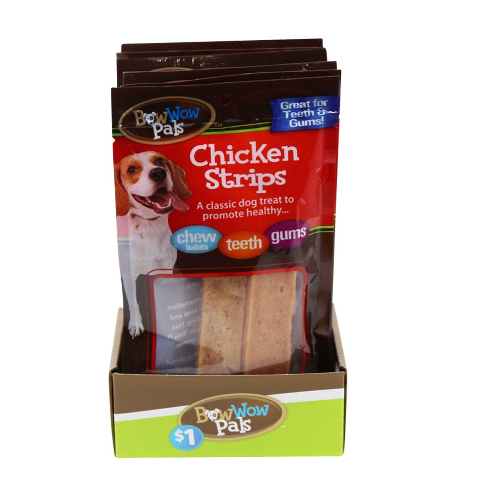slide 1 of 1, Bow Wow Pals Chicken Slices, 5 ct