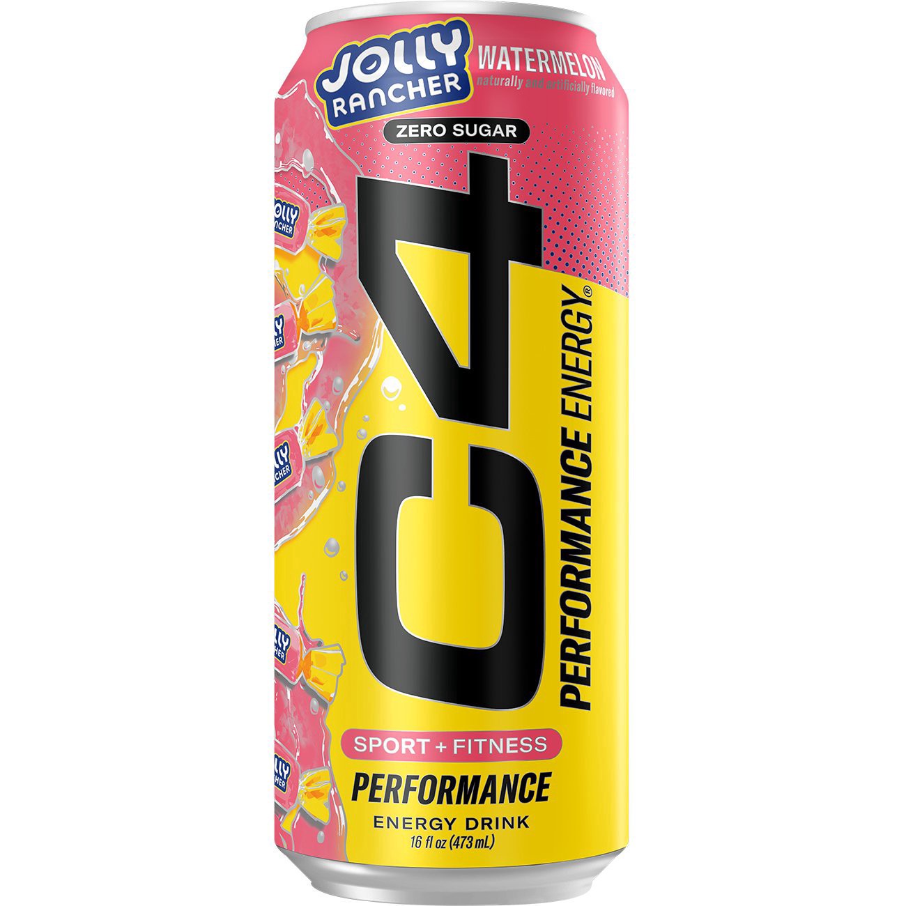 slide 1 of 1, C4 Zero Sugar Energy Drink - Jolly Rancher Watermelon, 16 oz