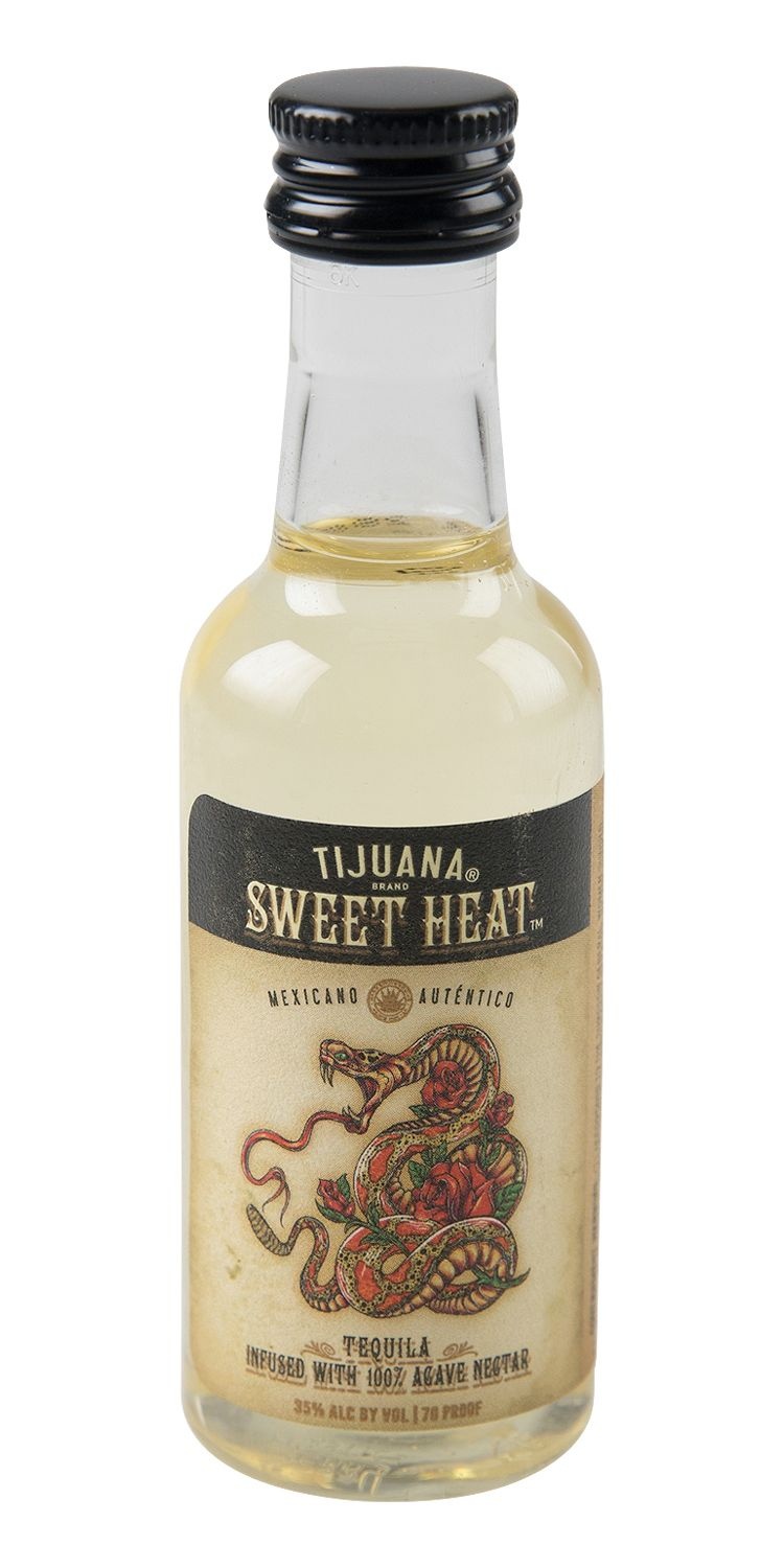 slide 1 of 1, Tijuana Sweet Heat Tequila, 50 ml