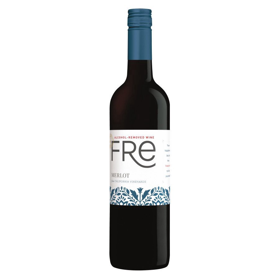 slide 1 of 1, Sutter Home Fre Alcohol Removed Merlot Wine, 750 ml