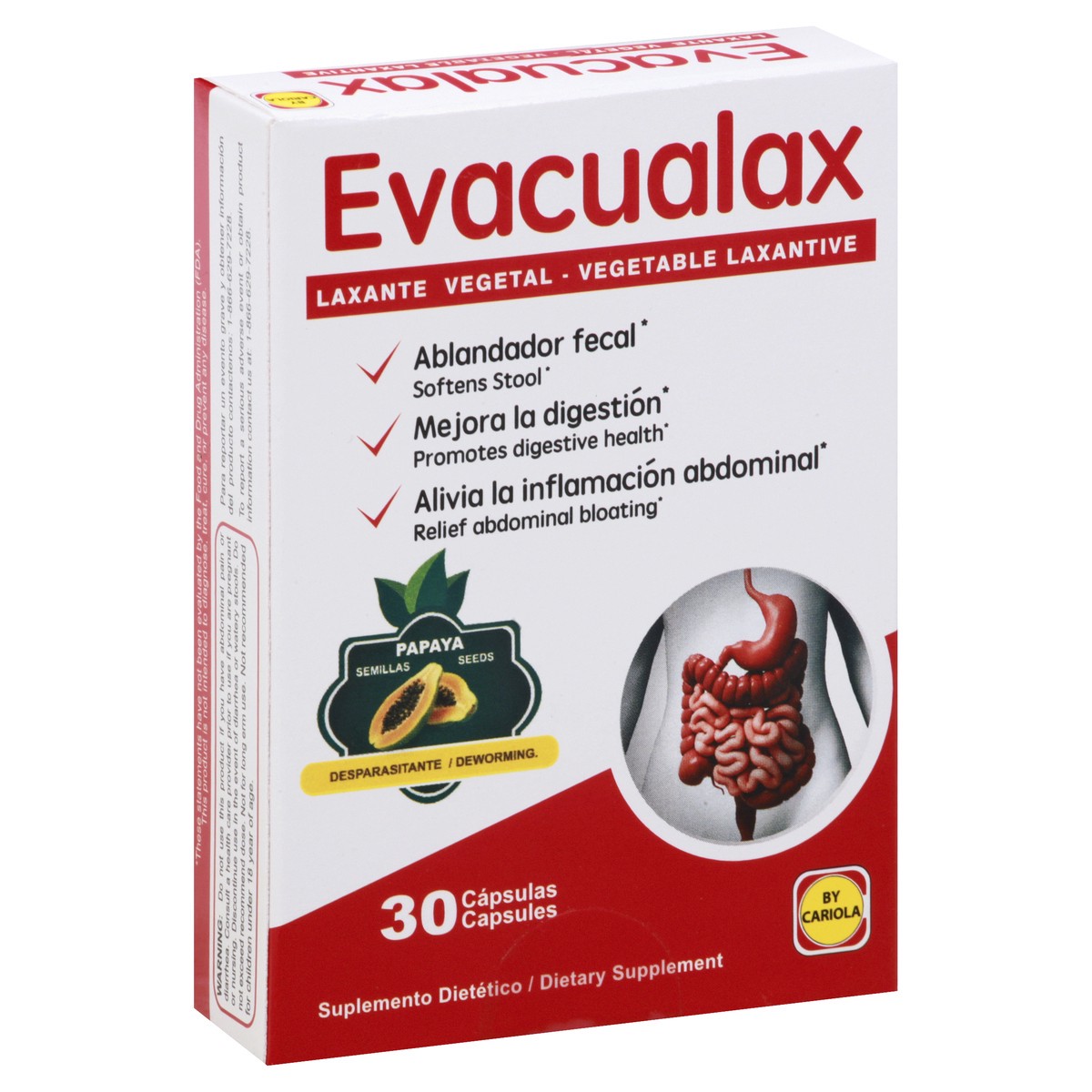 slide 9 of 9, Evacualax Stool Softener Tab, 30 ct