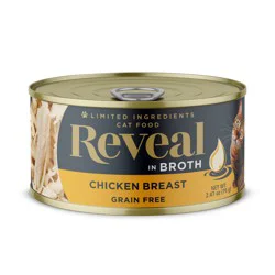 Reveal Natural Wet Cat Food, Chicken Breast in Broth, 2.47 oz