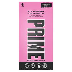 Prime Hydration Stick Strawberry Watermelon 6 Count - Each