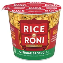 Rice-A-Roni Rice Cheddar Broccoli Flavor Cup - 2.1 Oz